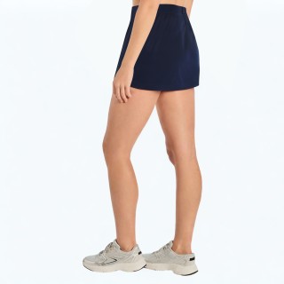 High Waisted Contrasting Simple Short Skirt