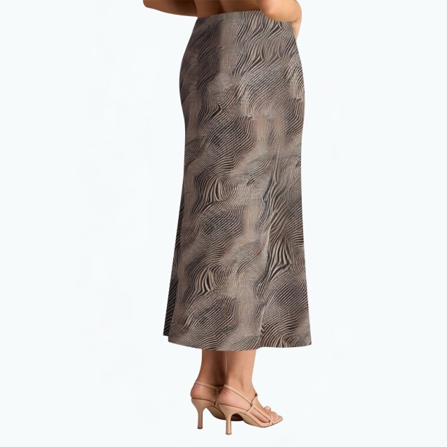 Animal Print High Waisted Skirt