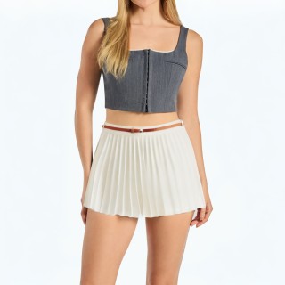 Sweet Hot Girl Style Pleated Skirt