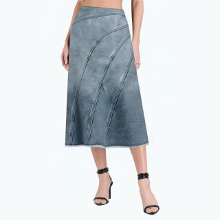 Fashion High Waist Denim Skirt