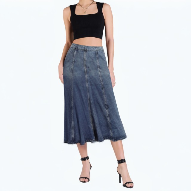 Retro All Match Fishtail Skirt