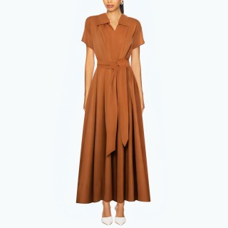 Fashionable Temperament Belt Dress