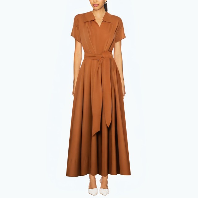 Fashionable Temperament Belt Dress