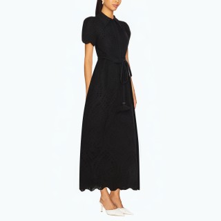 Tassel Mid Sleeve Hollow Dress