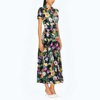 Casual Holiday Style Printed Dress