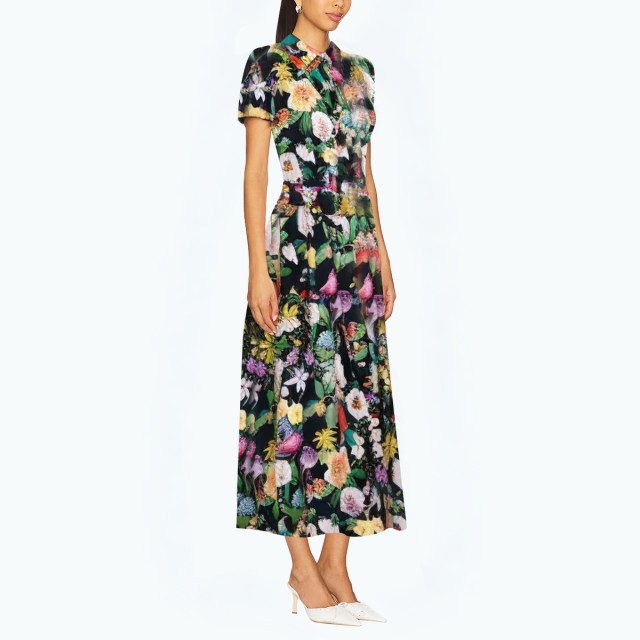 Casual Holiday Style Printed Dress