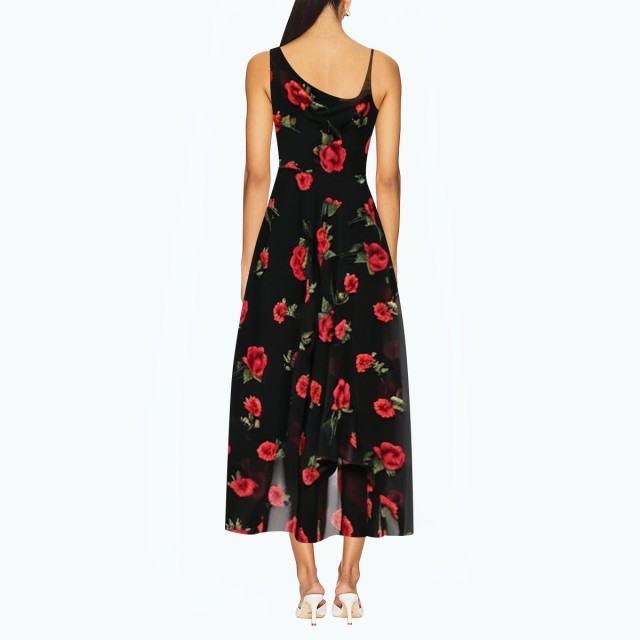 Chiffon Long Printed Maxi Dress