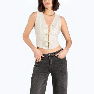 Fashionable Casual And Versatile Bow Top