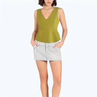 Casual Sleeveless Slim Fit Camisole Top