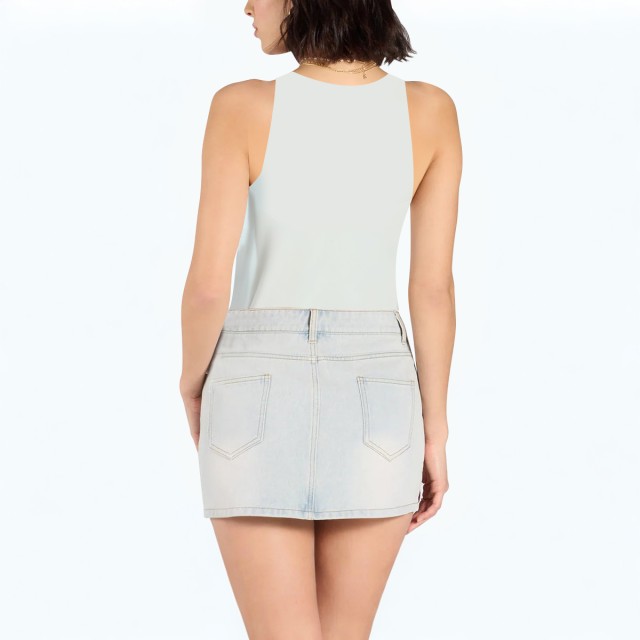 Sleeveless Pleated Halter Neck Vest Top