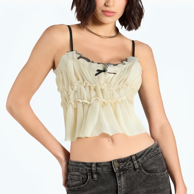 Small Butterfly Decorative Textured Top