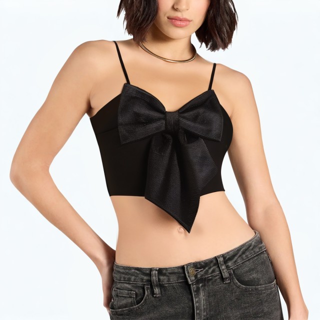 Black Sexy Versatile Suspender Top
