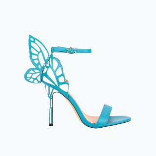 Women's Ankle Strap Butterfly High Heeled Sandals