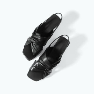 Open Toe Cross High Heeled Sandals