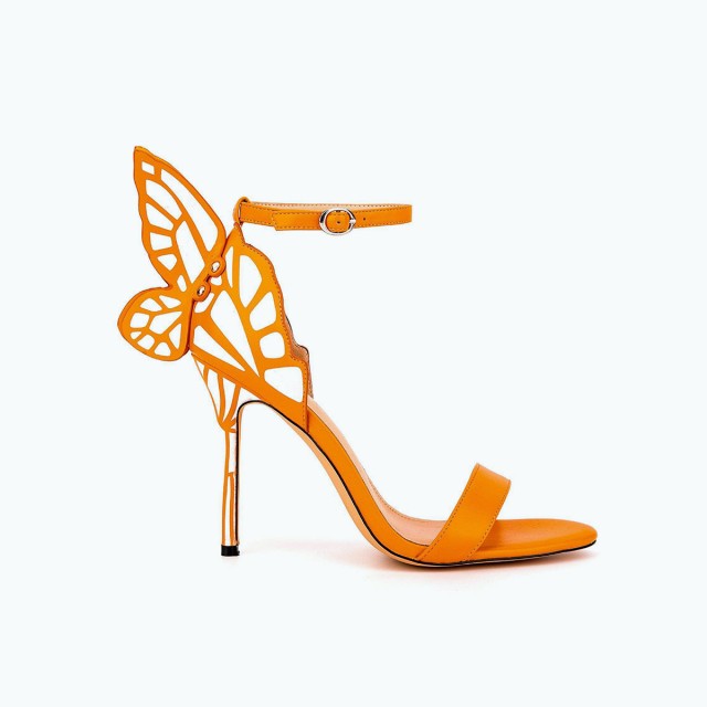 Women's Ankle Strap Butterfly High Heeled Sandals
