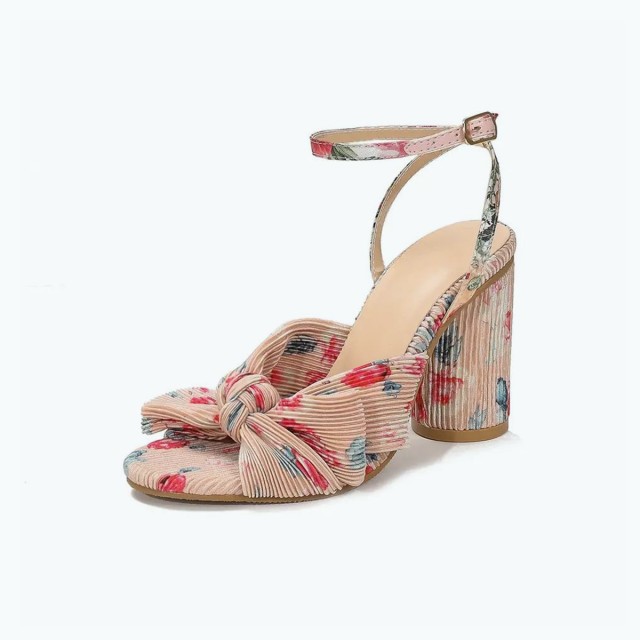 Ankle Strap Thick Heel High Heel Sandal