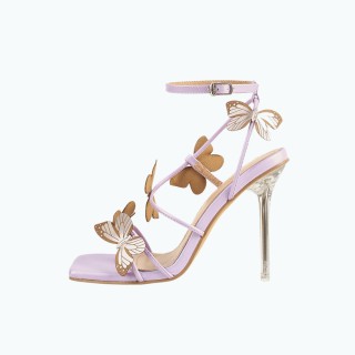 Fashion Butterfly High Heeled Sandals