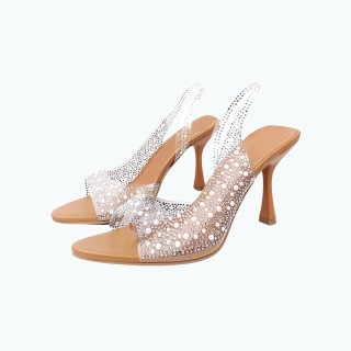Luxury Diamond High Heeled Sandals
