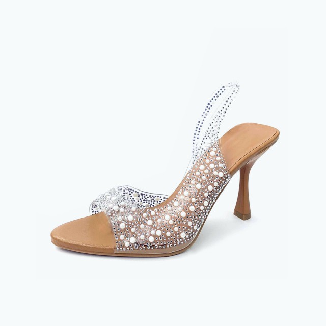 Luxury Diamond High Heeled Sandals