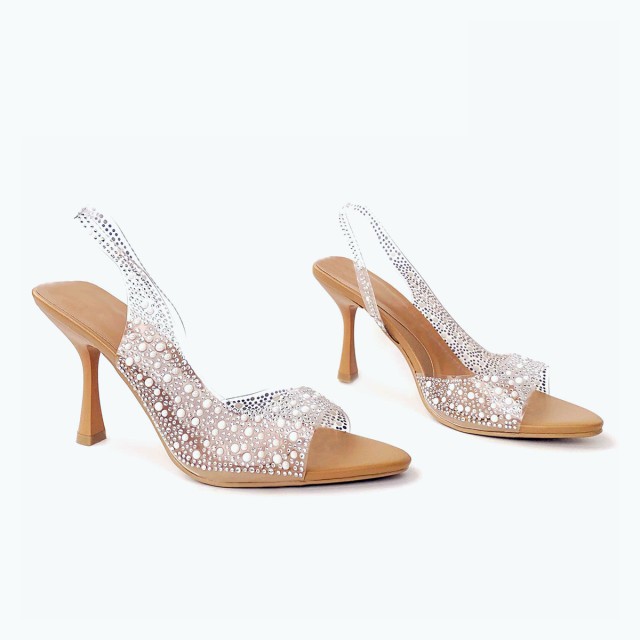 Luxury Diamond High Heeled Sandals