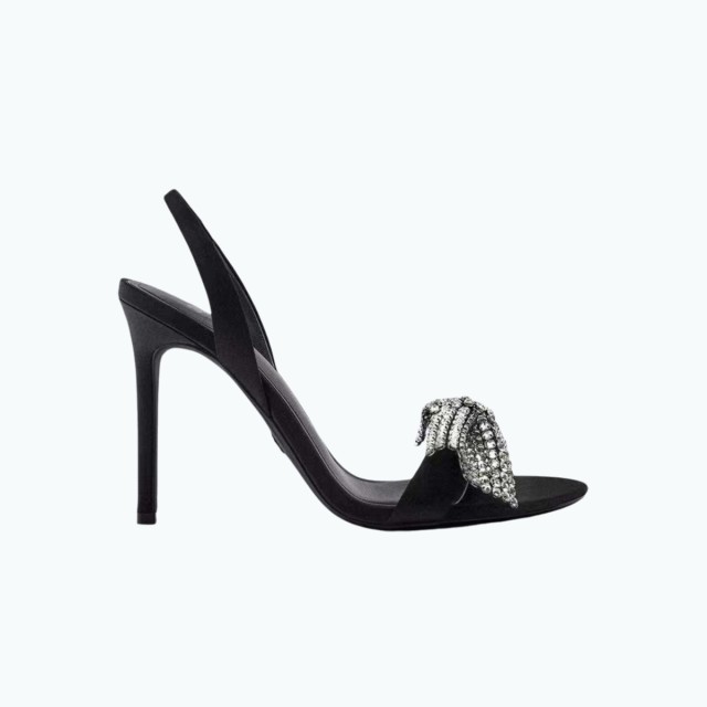 Diamond Bow High Heeled Sandals