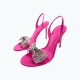 Diamond Bow High Heeled Sandals