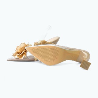 Transparent Fashionable High Heeled Sandals