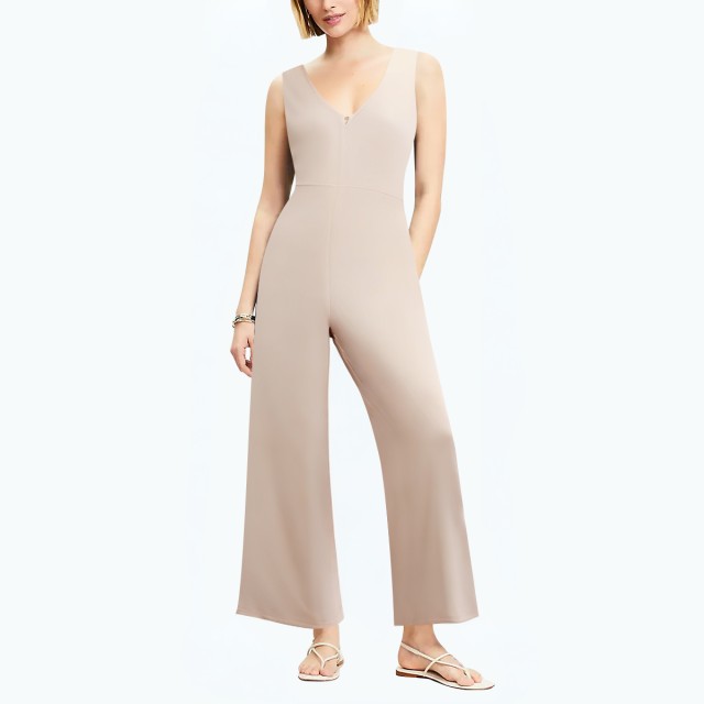 Fashion Slim Fit V Neck Jumpsuit