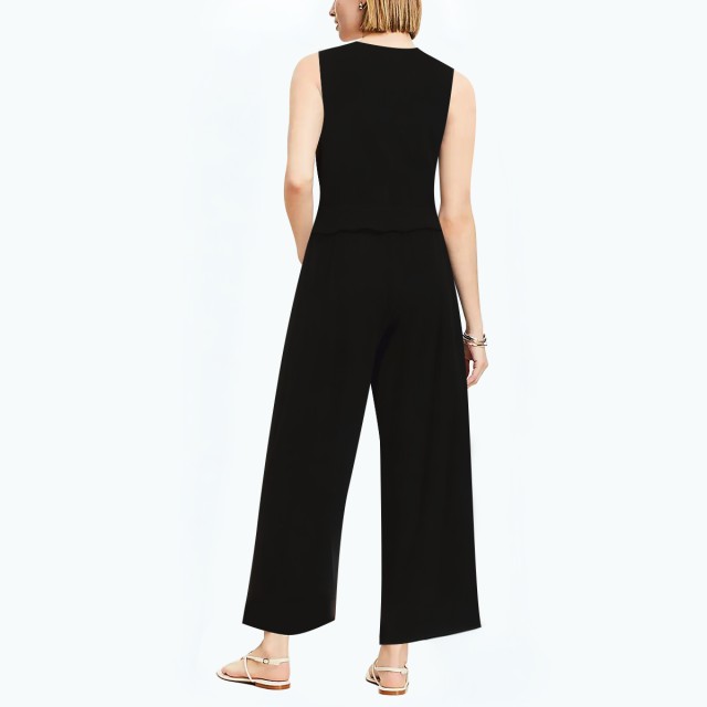 Sexy V Neck Sleeveless Jumpsuit
