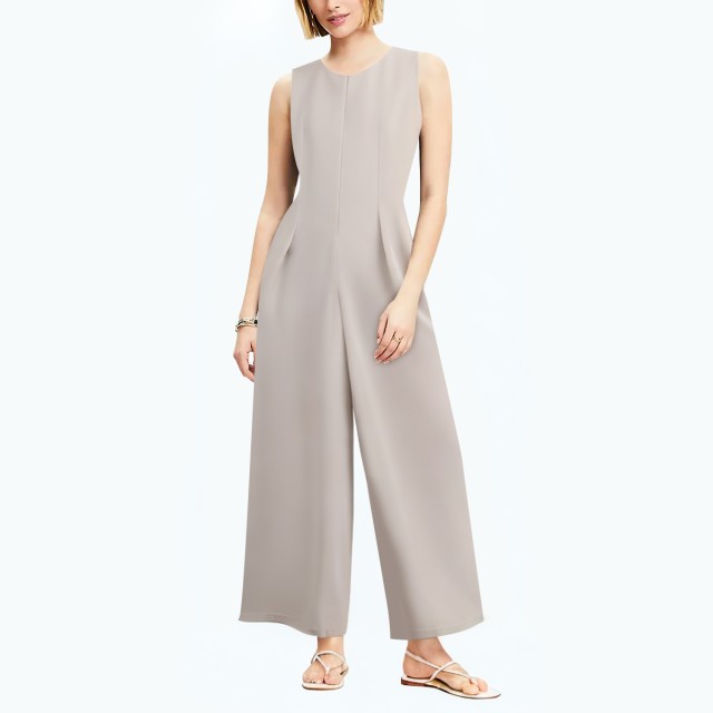 Simple Casual Long Jumpsuit