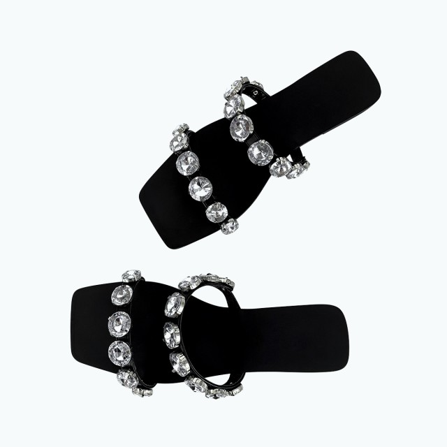 Genuine Leather Luxury Flat Slippers