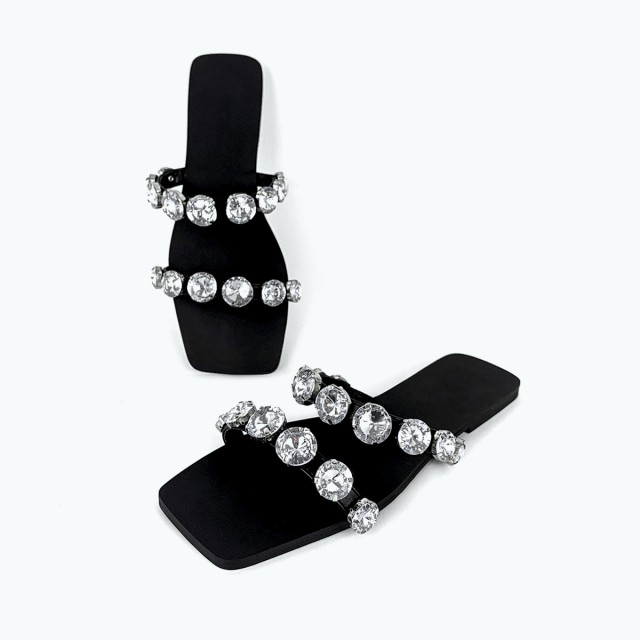 Genuine Leather Luxury Flat Slippers