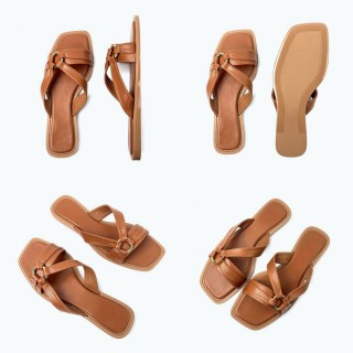 Fashionable And Luxurious Beach Flat Slippers
