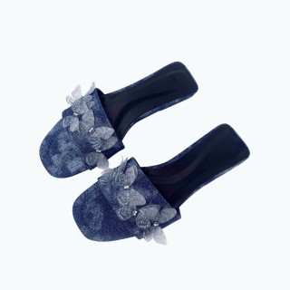 Beach Braided Flat Slippers