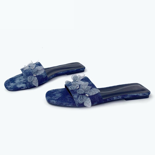Beach Braided Flat Slippers