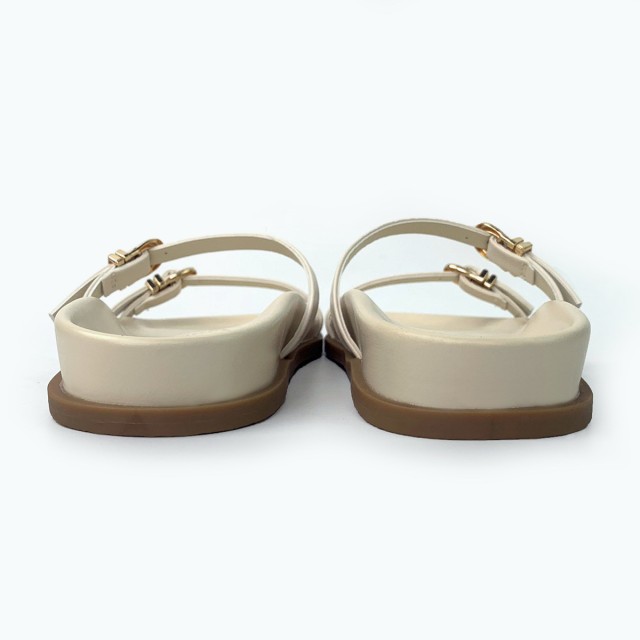 Metal Chain Fashion Flat Slippers