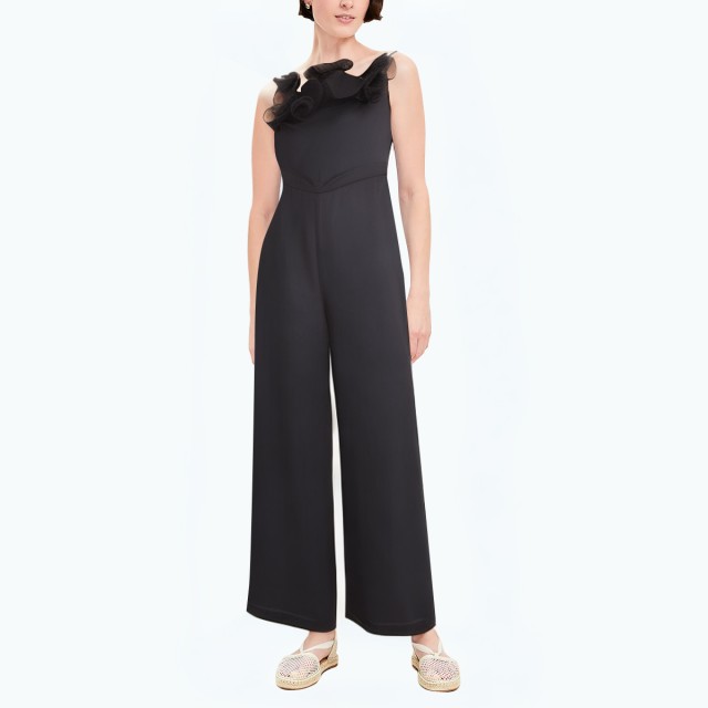 Backless Collar Long Jumpsuit