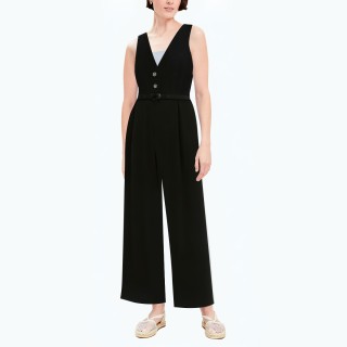 Fashionable And Simple Sleeveless Jumpsuit