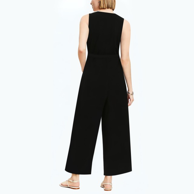 Fashionable And Simple Sleeveless Jumpsuit