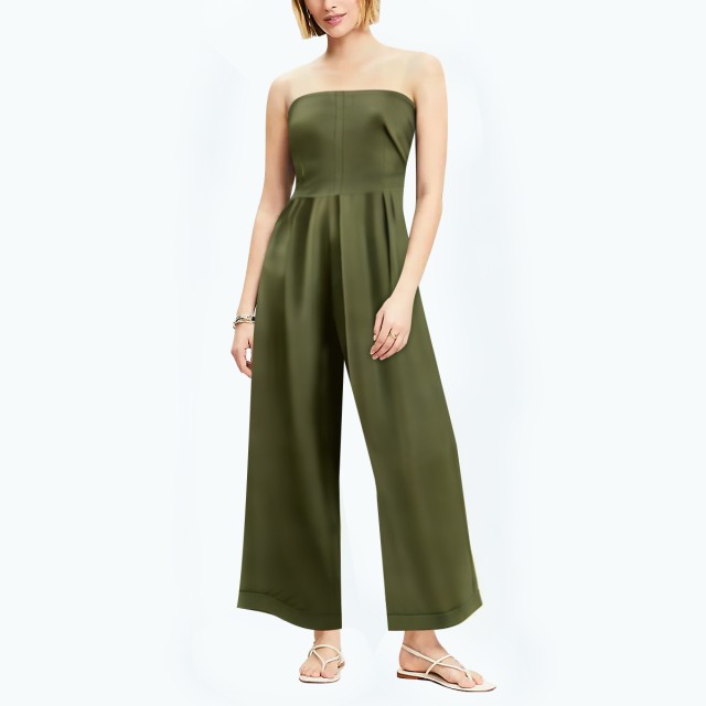Slim Fit Jumpsuit With Tube Top