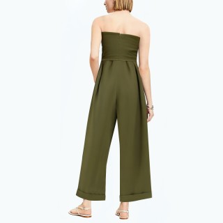 Slim Fit Jumpsuit With Tube Top