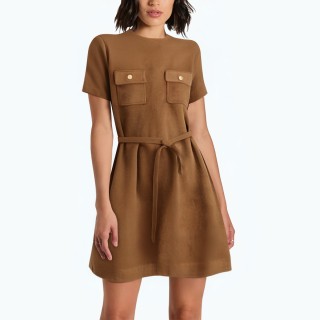 Sweet And Fashionable Short Sleeved Dress