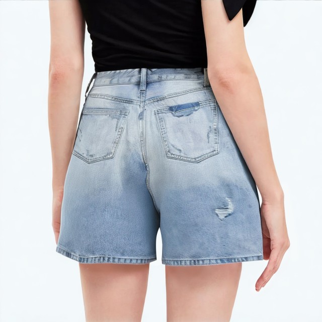 Loose And Fashionable Denim Shorts