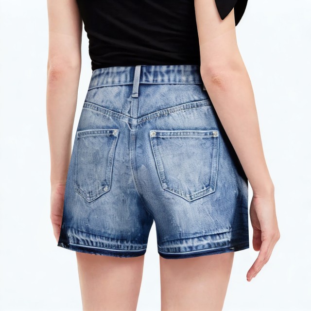 Loose And Comfortable Denim Shorts