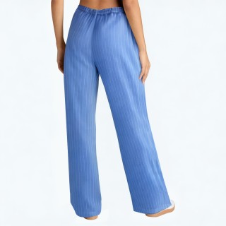 Fashion Casual Striped Drawstring Trousers