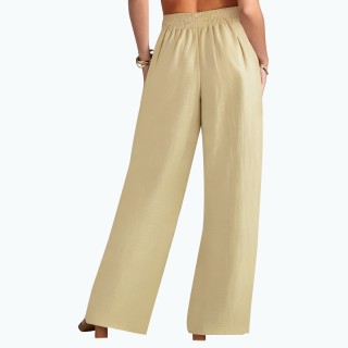High Waist Slim Wide Leg Casual Pants