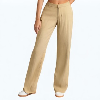 Fashionable Casual Simple Zipper Trousers